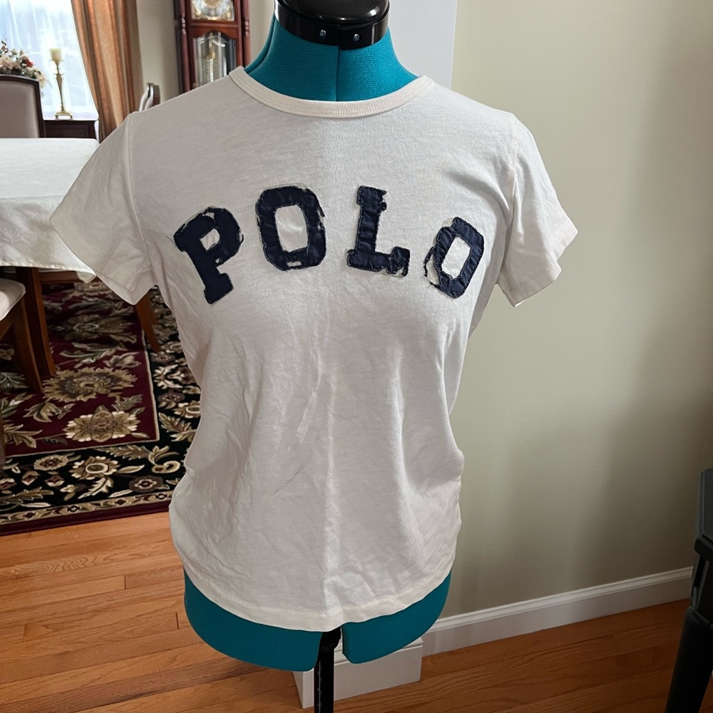 Polo by Ralph Lauren Women's White T-Shirt